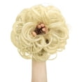 thumbnail image 6 of Donut Hair Bun Extension Chignons Hair Piece Wig Hairpiece Hair Bun Extensions Wavy Curly Messy, 6 of 6