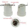 thumbnail image 2 of OUSITAID E27 Ceramic Screw Base High Temperature Resist Socket Light Bulb Holder Adapter, 2 of 5