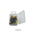 thumbnail image 3 of Home Office Hotel Message Board Self Adhesive Removable Note Notice Plate Decor Living Room Photo Display Boards Ornament 50 Pieces Pushpins, 3 of 7
