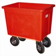 thumbnail image 1 of Wesco 272547 28 in. W x 39 in. H x 38 in. D Red Plastic Bo x Truck, 1 of 1