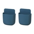 thumbnail image 1 of tamizeot 2 Pieces Air Conditioning Remote Control Storage Box Small Size Organization Container Plastic Phone Holder Organizer Case Blue, 1 of 6