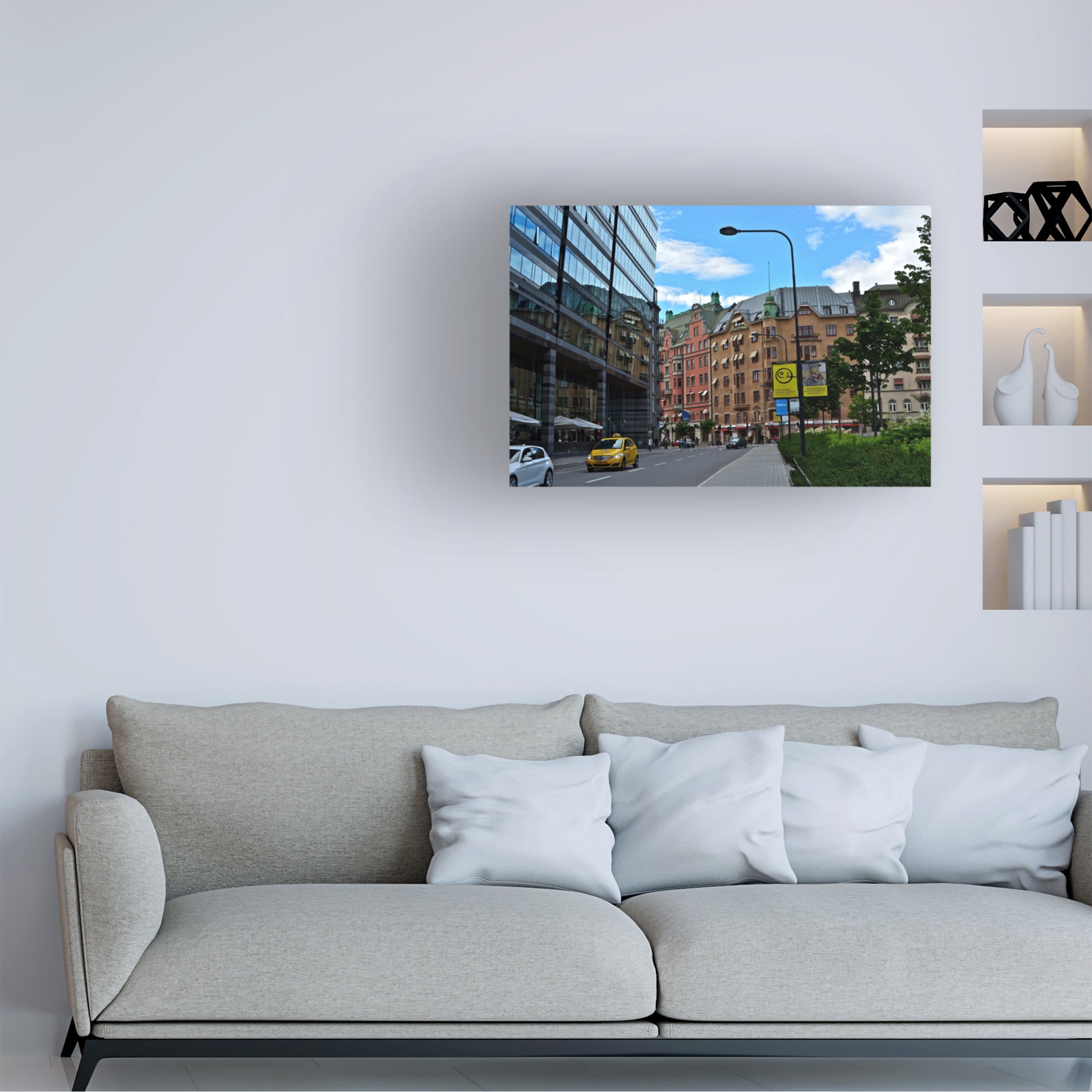 Mikael Sandberg 'Summer in Stockholm' Canvas Art