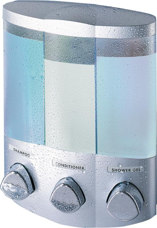 Better Living Products TRIO Satin Silver Soap & Lotion Dispensers