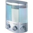 thumbnail image 2 of Better Living Products TRIO Satin Silver Soap & Lotion Dispensers, 2 of 4