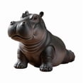 thumbnail image 2 of Clumsy Yoga Hippo Resin Figurine,Adorable Yogi,Funny Hippo Statue,3D Printed Resin Hippopotamus Figurine, Meditation Sculpture Desktop Decor For Home & Office, 2 of 7