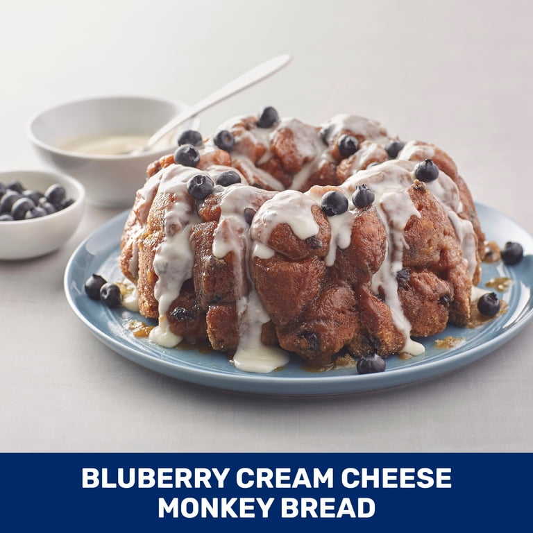 Pillsbury Blueberry Sweet Refrigerated Biscuits with Icing, 8 Ct