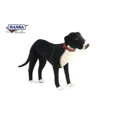 Hansa Plush Black and White Great Dane, 25" - Walmart.com - Walmart.com