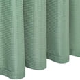 thumbnail image 4 of 3 Pcs Tier Curtain Valance Set, Rod Pocket Waterproof Waffle Weave Textured Short Curtain Valance, 4 of 9