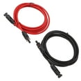 thumbnail image 4 of Solar Panel Wire, Copper Core Solar Extension Cable Energy Saving 6mm² 1 Pair High Current Carrying Capacity  For RV 2m / 6.6ft,4m / 13.1ft,6m / 19.7ft,10m / 32.8ft, 4 of 8