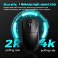thumbnail image 3 of VGN VXE Dragonfly R1 Wireless Mouse PAW3395 Sensor Nordic 52840 2KHz FPS Game Mouse Intelligent Speed Low Delay Game Office, 3 of 7