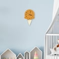 thumbnail image 4 of Reloj de pared Reloj decorativo de pared Reloj colgante de estilo nórdico Reloj de dormitorio para niños Decoración de sala de estar Habitaciones infa Amarillo oscuro Macarena Reloj colgante, 4 of 6