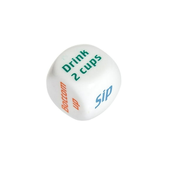 Mikilon 1Pcs Party Dice Wagers Game Dice,Friends Dinner Creative Dice (Random Color)