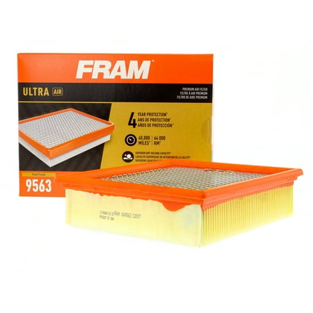 FRAM Ultra Premium 40,000 Mile Air Filter, 9563 for Select Ford Truck Vehicles