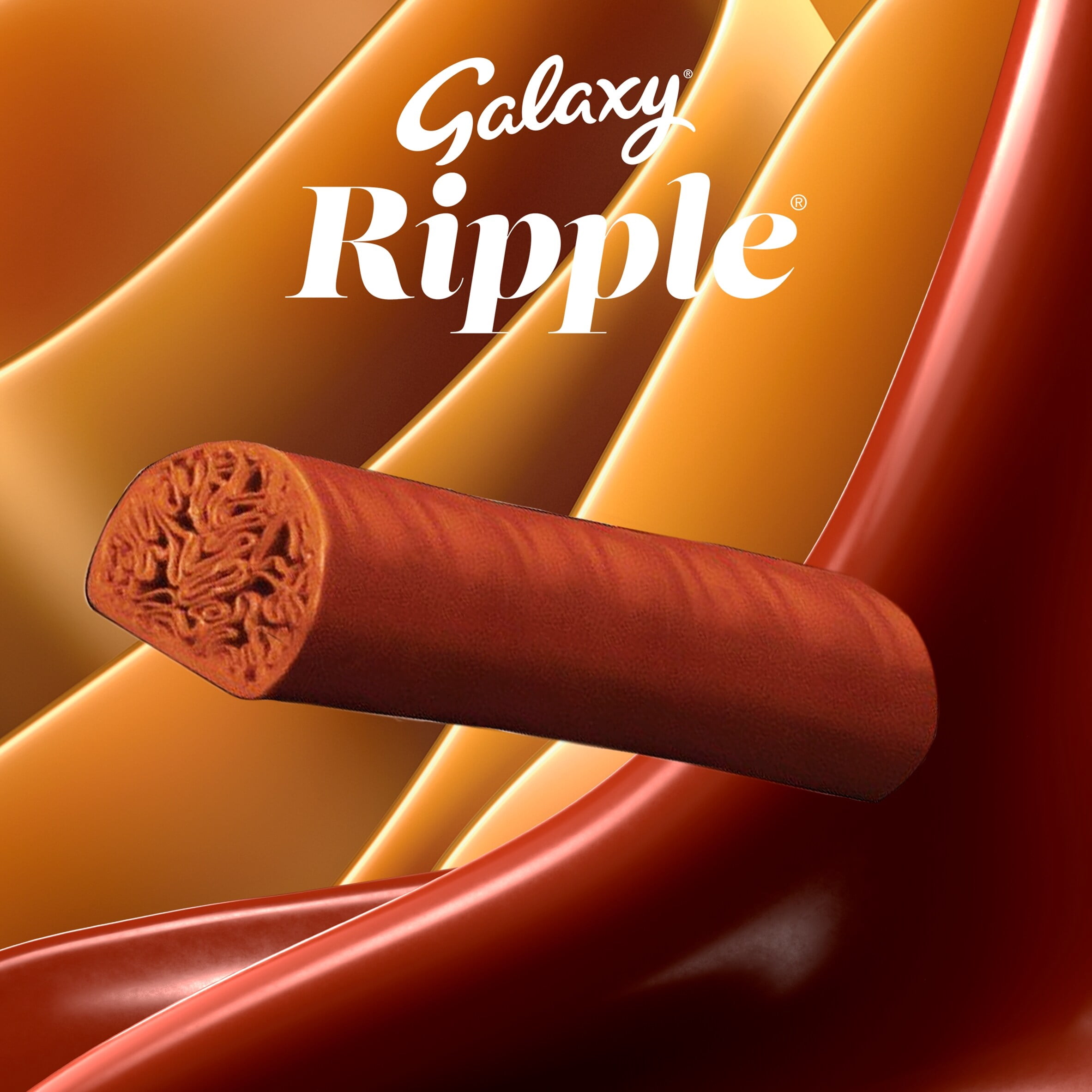 Galaxy Ripple Milk Chocolate Bar 7 x 30g, Imported from Britain