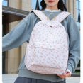 thumbnail image 3 of BUTIED Schoolbag Set Floral Prints Backpack Lightweight Textured Fabric Bookbag with Crossbody Lunch Bag Pencil Pouch,  Perfect for College & 6-15, 3 of 9