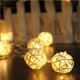 thumbnail image 4 of Luz De Ratán Alimentada Por Batería Sepak Takraw String Light Luz Blanca Cálida Luz Decorativa 10 Uds Luz Reutilizable Para Fiesta En Casa Dormitorio Advancent HA021905-00, 4 of 7