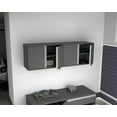 thumbnail image 4 of Inval Ordnung 2-Pc Garage Storage System, Gray/Aluminium, 4 of 14