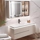 thumbnail image 3 of Ceramic Basin Integrated Intelligent Bathroom Cabinet Modern Minimalist Combination Bathroom Sink Washbasin Furniture My Lux Decor Round, 3 of 58