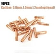 thumbnail image 2 of 10Xmb-15Ak M6*25mm Mig Mag Welding Torch Contact Tips Aperture Gas Nozzle Copper, 2 of 3