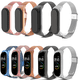 thumbnail image 5 of Correa De Acero Inoxidable Unisex S / M / L 226 mm / 22.6 cm / 8.9 in Para Smart Watch Xiaomi Compatible Con Mi Band 6 / 5 / 4 / 3 En Distintoss Colores Flexible / Ajustable / Confort / Resistente., 5 of 5