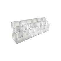 Three-Tiered Tri-Fold Brochure Counter Display (18 Pockets)