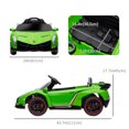 thumbnail image 3 of Aosom Lamborghini Veneno Licensed Ride on Car w/ Portable Battery, Green, 3 of 10