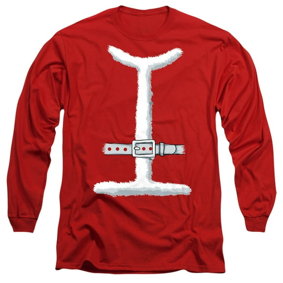 Christmas Santa Suit Unisex Adult Long-Sleeve T Shirt