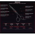 thumbnail image 5 of Regale Barber Supply King Pro 5-Piece Professional Barber Kit | Cutting Shear, Texturizing Shear, Straight Razor & Comb Set — Matte Black, 5 of 10