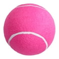 thumbnail image 4 of 1pc 20cm Inflatable Flannel Ball Large Signature Tennis Rubber Ball for Children Outdoor Sports(Pink), 4 of 7