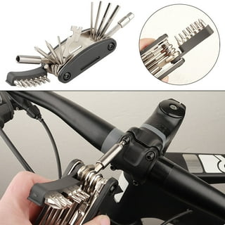 WEAVERBIRD Clé multifonction pour vélo, kit d'outils de réparation de vélo, clé multifonction en acier pour vélo de montagne, clé en acier galvanisé, clé de type simple, mini outils de clé