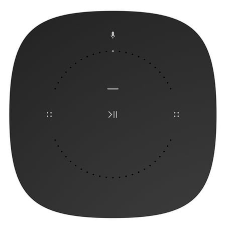 Sonos - One (Gen 2) Smart Speaker with Voice Control built-in - Black