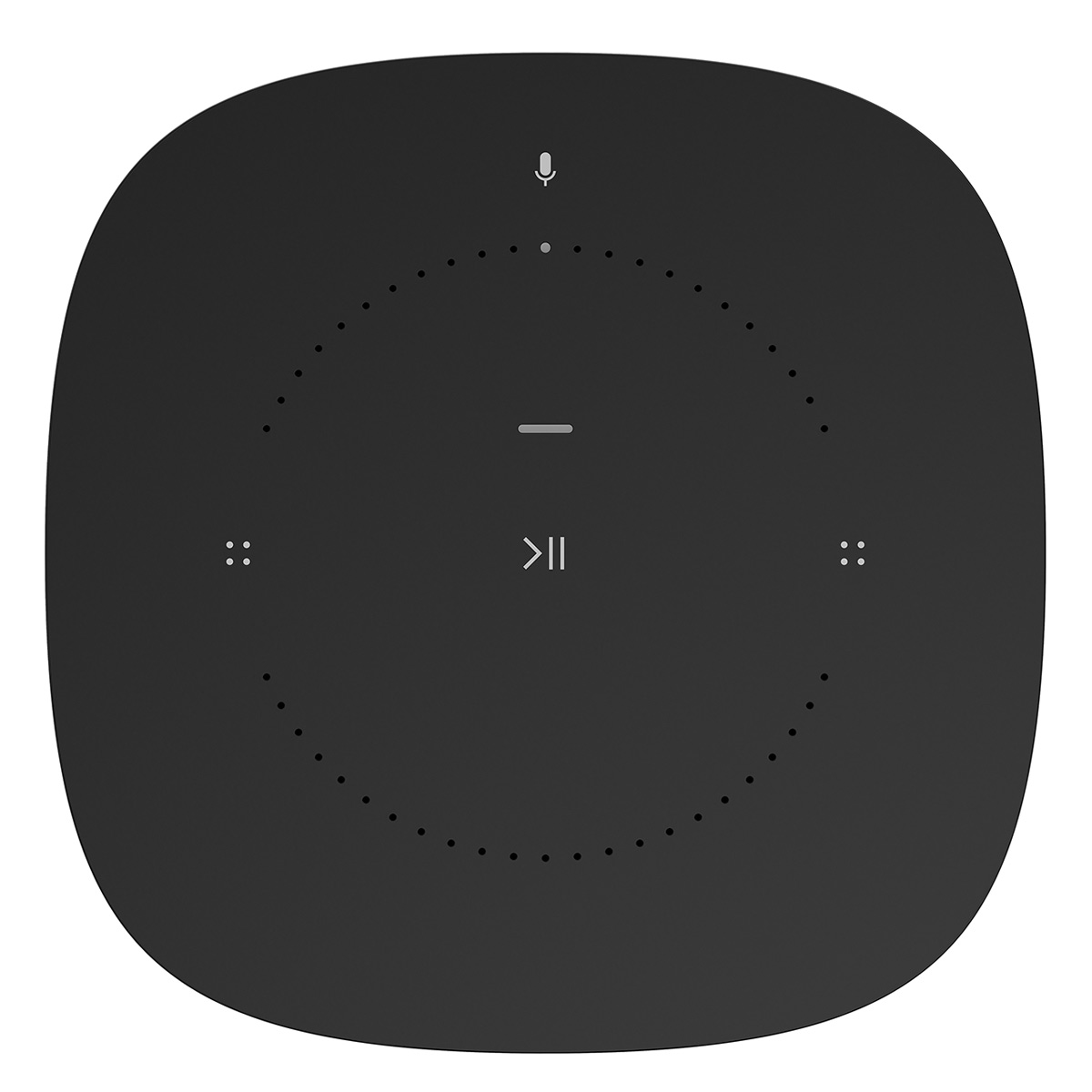 Sonos One (Gen 2) Voice-Controlled Wireless Streaming Smart Speaker (Black) - image 2 of 9