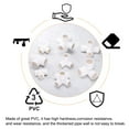 thumbnail image 4 of Uxcell Fitting 1-1/4" 4 Way Connector Furniture Build Grade Pipe Coupling, White, 4 of 6