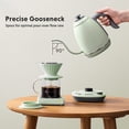 thumbnail image 6 of BUYDEEM Gooseneck Electric Pour-Over Kettle, Stainless Steel Coffee Tea Kettle with Variable Temperature Control, Mint Green, 6 of 7