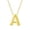 Gold, variant on Necklaces for Women Trendy Jewelry for Women Ladies' Initial Necklace Cute Gold Plated Letters Name Inflatable Balloon Design Youth Jewelry