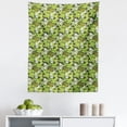 thumbnail image 1 of Sage Tapestry, Fresh Nature Theme Wildflowers Leaves Bloom Foliage Nostalgia Vintage Abstract, Fabric Wall Hanging Decor for Bedroom Living Room Dorm, 5 Sizes, Green Black White, by Ambesonne, 1 of 1