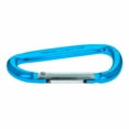 thumbnail image 2 of (6 Pack) Aluminum Multi-Color Carabiner Spring Clip Keychain Blue Medium, 2 of 7
