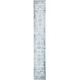 thumbnail image 4 of Unique Loom 3134067 2 x 13 ft. Casino Sofia Runner Rug, Light Blue, 4 of 5