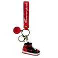 thumbnail image 2 of DSK GLOBAL 3D Mini  Red And Black Michael 1 Jordan Key Chain Pendant Keyring, 2 of 8