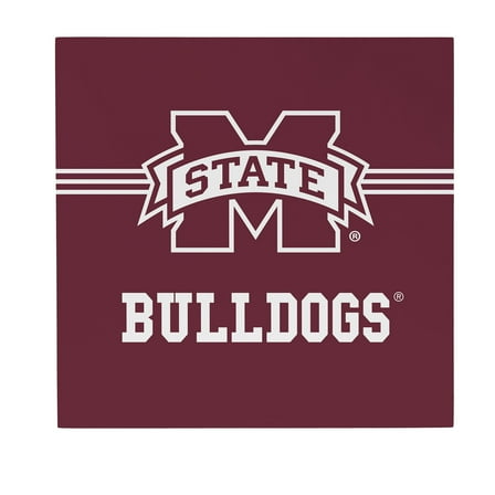 Mississippi State Bulldogs 12" x 12" Wood Wall Sign