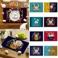 Easter Placemat Cartoon Rabbit Placemat Cute Rabbit Placemat Anti