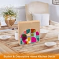 thumbnail image 6 of Yayeee Napkin Holder for Table Kitchen Paper Tissue Organization, Abstract Geometric Pattern, 6 of 8