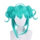 thumbnail image 4 of Peluca para cosplay Miku Anime White Rabbit, color verde claro, 50 cm, 4 of 4