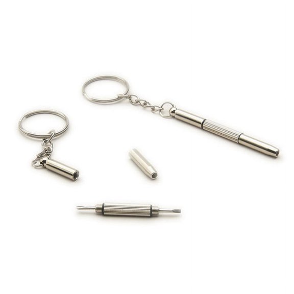 Lttoisl® 1x Mini 3-in-1 Screwdriver Keychain Tiny Tool Set Repair Metal Glasses GOOD D7W1