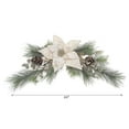 thumbnail image 2 of Poinsettia And Pinecone Swag, 2 of 3