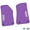Purple w/ Yellow & White insert, variant on Flextread Floor Mats for 18-24 Jeep Wrangler JL, Gladiator & 4xe - Mopar Licensed Factory Fit - Pink w/ Get Ducked Insert - 100% Made in USA
