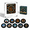A, variant on Spin Shelf Magnetic Record Player,Magnetic Vinyl Record Player, 9 Interchangeable Mini Records,Easy Setup, One-Touch Control,Led Glow,Suitable For Home And Holiday Decoration