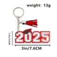 thumbnail image 3 of ZTTD 1 Pieces 2025 Graduation Keychain Gift for Him Her, 2025 Graduation Keychain Grad Gifts for College High School Graduate, 3 of 7