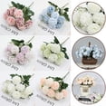 thumbnail image 5 of 1pcs Bouquet Wedding Hydrangea Silk Flower Ornaments Table Floral Decoration Silk Hydrangea Plastic-Flower Arrangement For Wedding Decoration Table Ornaments, Used For Home Office Party Decoration, 5 of 6