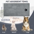 thumbnail image 4 of Juego de cepillos de ducha para mascotas ElighMoo con guantes y peine, 4 of 6